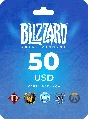 Blizzard Gift Card 50 USD Battle.net | Регион US 💳 0%