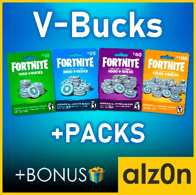🟥Fortnite [V-Bucks 1000-13500 | Наборы] + ПОДАРОК🎁