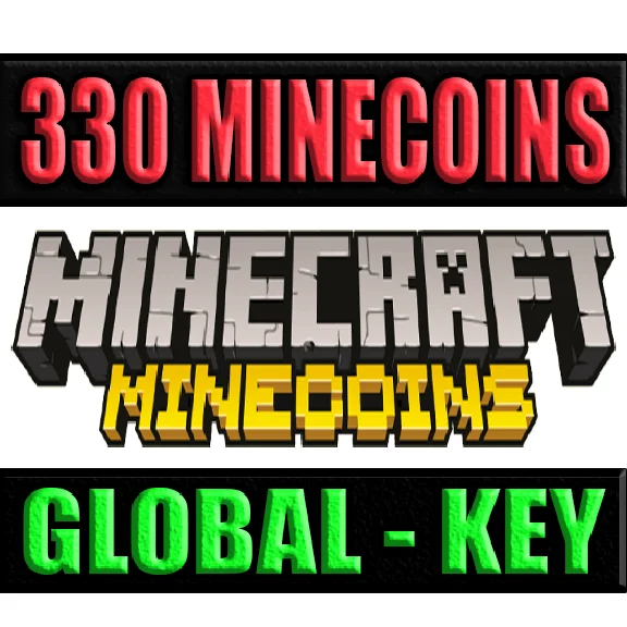 330 MINECOINS ✅ MINECRAFT - KEY/CODE ✅ GLOBAL 🔥