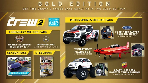 💖 The Crew® 2 Gold Edition 🎮 XBOX ONE - X|S 🎁🔑 Ключ