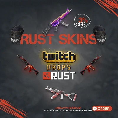 Rust Skins︱Twitch Drops︱Round 24︱8 Skins︱+ GIFT 🎁