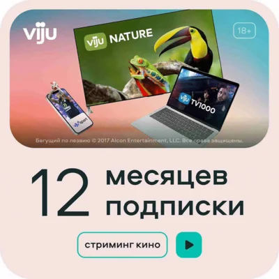 VIJU.RU - подписка сразу на 12 месяцев на любой аккаунт