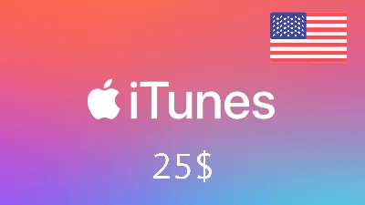 iTunes 🔥 Gift Card -  25$ 🇺🇸(USA)