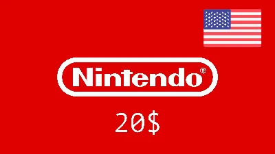 ✅Nintendo eShop🔥Gift Card -  20$ 🇺🇸 (USA)