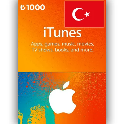 ⭐Подарочная карта Apple iTunes🇹🇷 25~1000 TL ТУРЦИЯ✅