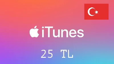 iTunes🔥Gift Card -   25 TL🇹🇷 (Turkey) [No fee]