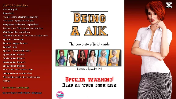 Being a DIK: Season 1 - The complete official guide 💎