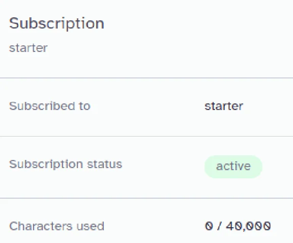 ✨ Account Eleven Labs Starter INSTANT! ElevenLabs.io