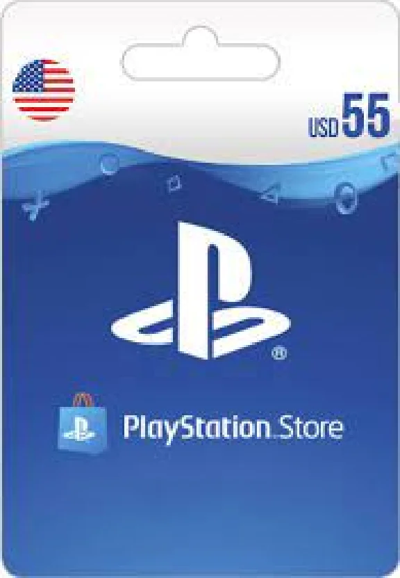 PSN PlayStation Network Gift Card 55$ INSTANT USD USA