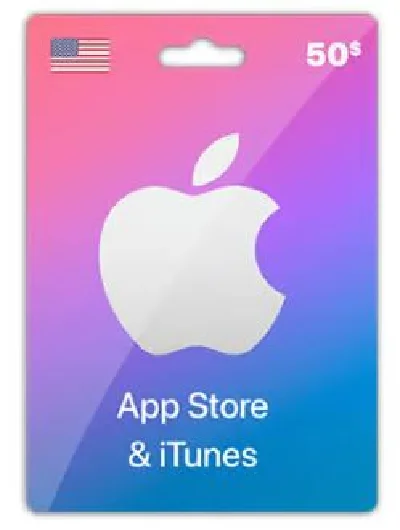Подарочная карта iTunes на 50 долларов США