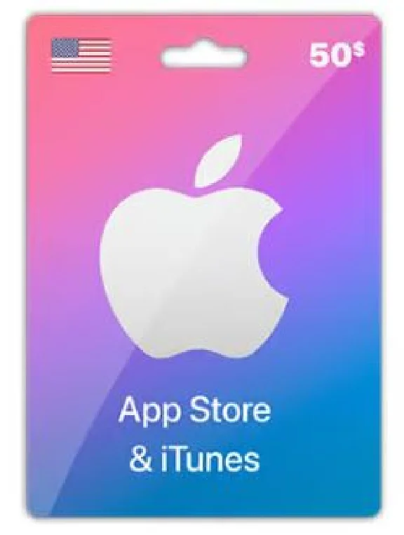 Подарочная карта iTunes на 50 долларов США