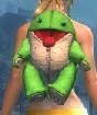 Guild Wars 2: Green Plush Quaggan Backpack Cove