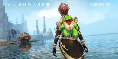 Guild Wars 2: Green Plush Quaggan Backpack Cove
