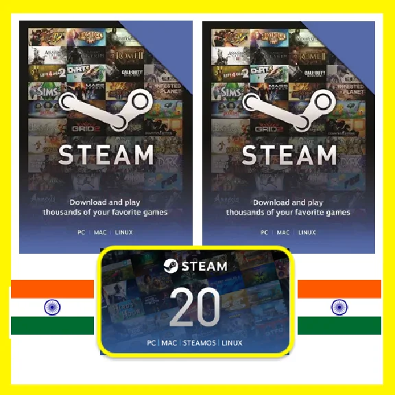 ⭐️GIFT CODE⭐🇮🇳STEAM GIFT CARD INDIA WALLET INR БАЛАНС