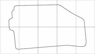 CHEVROLET AVEO 2011-16  Vector patterns for car mats
