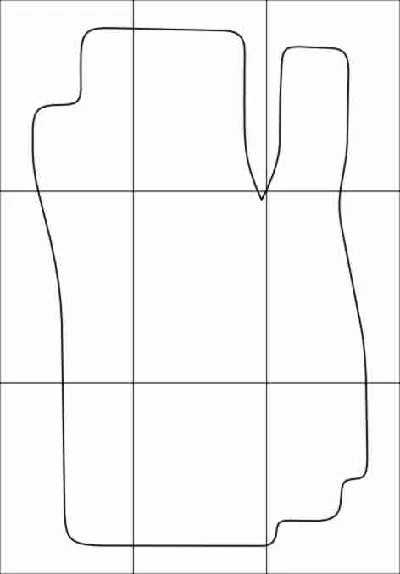 CHEVROLET COBALT 2013--  Vector patterns for car mats