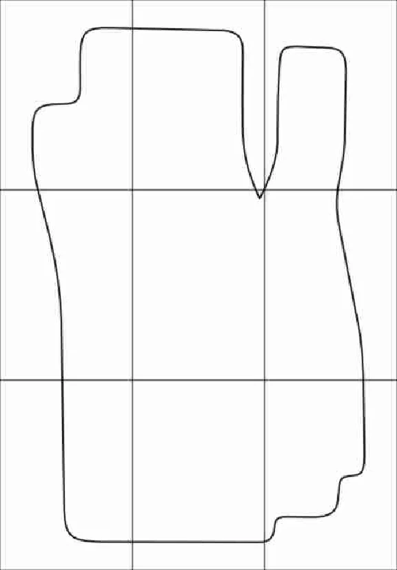 CHEVROLET COBALT 2013--  Vector patterns for car mats