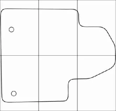 CITROEN C 5 2007--  Vector patterns for car mats