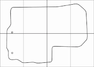 CITROEN C-CROSSER 2007-2013  patterns for car mats