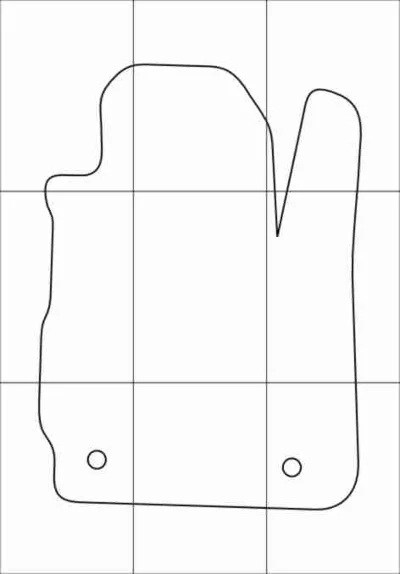 FORD FIESTA 2015--  Vector patterns for car mats