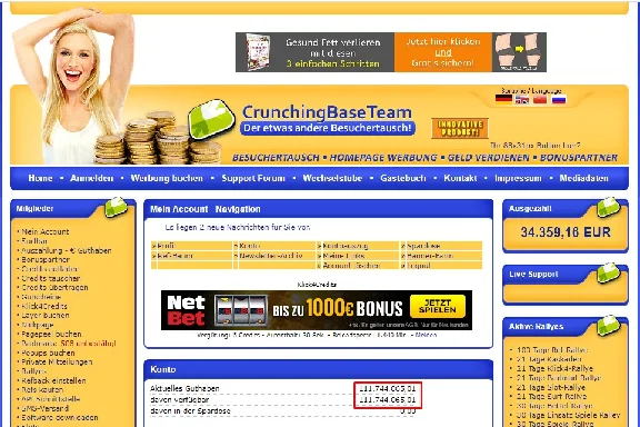 CrunchingBaseTeam немецкая САР 111 744 000 Credits СВТ