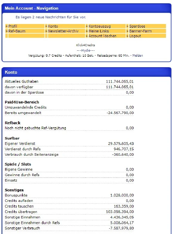 CrunchingBaseTeam немецкая САР 111 744 000 Credits СВТ