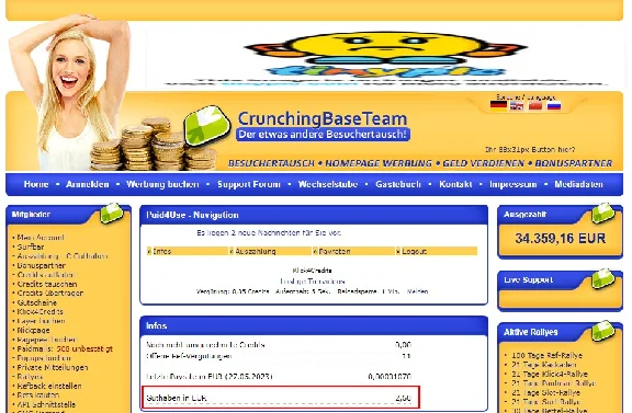 CrunchingBaseTeam немецкая САР 111 744 000 Credits СВТ