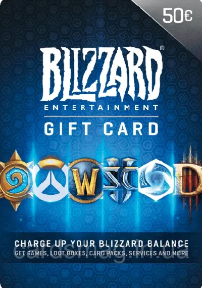 BLIZZARD GIFT CARD 50 EUR (BATTLE.NET/EU)