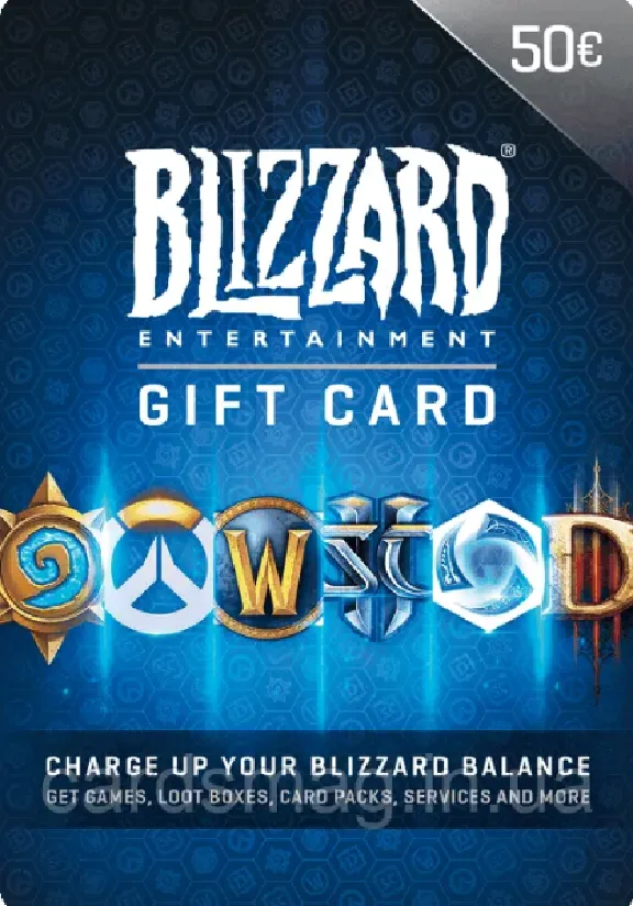 BLIZZARD GIFT CARD 50 EUR (BATTLE.NET/EU)
