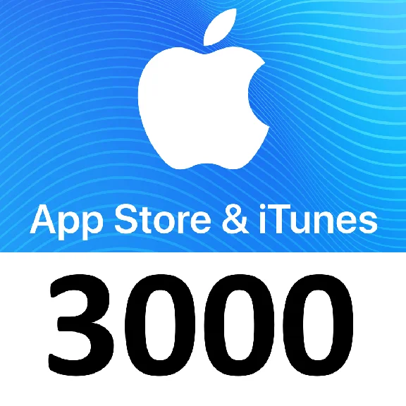 ✅Подарочная карта iTunes пополнение APPLE✅ 3000 рублей✅