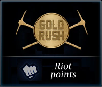 RIOT POINTS to RU server on GOLD RUSH - Best Price