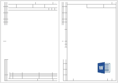 GOST 3.1105-2011 form 5 and 5a in Word