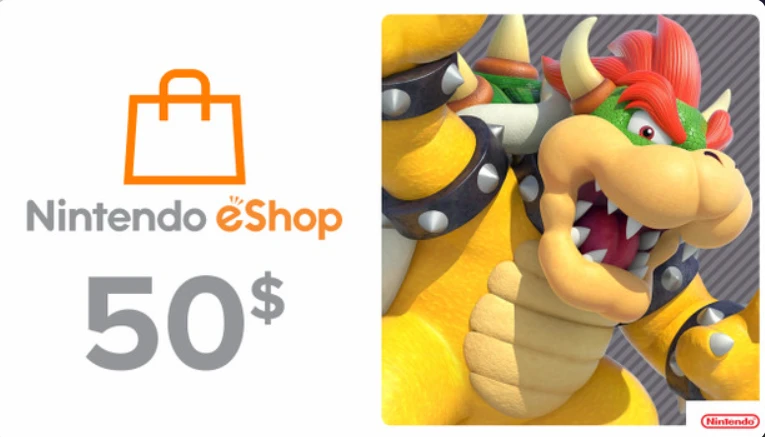 💲✅50 USD Nintendo Eshop ✅ Карта оплаты