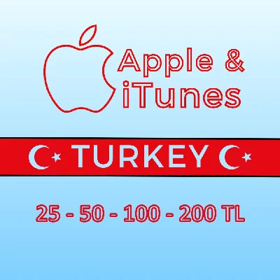 💫iTUNES GİFT CARD TURKEY 💫10-100-200-400-500-1000 TL