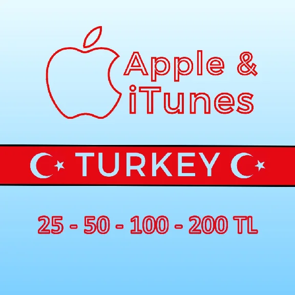 💫iTUNES GİFT CARD TURKEY 💫10-100-200-400-500-1000 TL