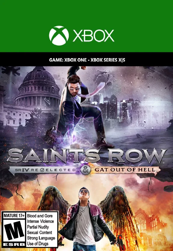 SAINTS ROW IV: RE-ELECTED GAT OUT OF HELL ✅XBOX KEY🔑