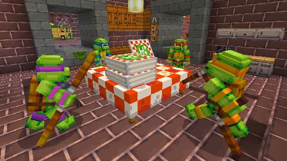 Minecraft - Teenage Mutant Ninja Turtles XBOX [ Key🔑]