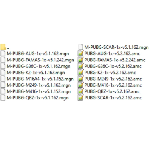 PUBG - all AR caliber 5.56 - macros v5.1, v5.2 - bloody