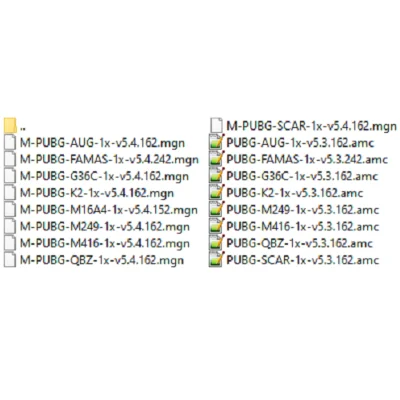 PUBG - all AR caliber 5.56 - macros v5.3, v5.4 - bloody