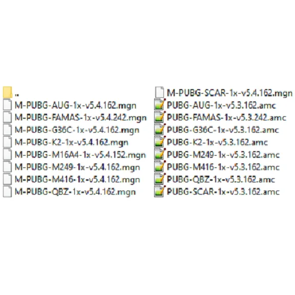 PUBG - all AR caliber 5.56 - macros v5.3, v5.4 - bloody