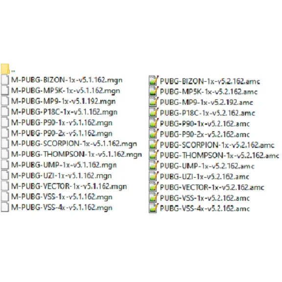 PUBG - Calibers 5.7, 9, .45 - macros v5.1, 5.2 - bloody