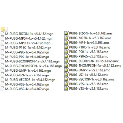 PUBG - Calibers 5.7, 9, .45 - macros v5.3, 5.4 - bloody