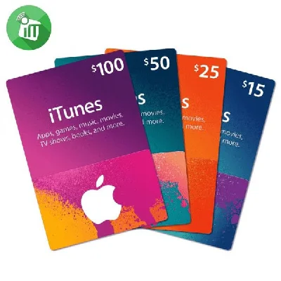 💫  ITUNES GIFT CARD 2-10-15-20-25-50-100$ USA