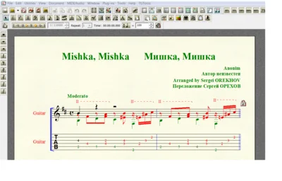 MISHKA by Anonim for 6-string guitar