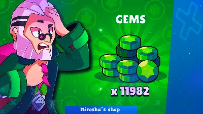 ⭐️ BRAWL STARS 💎 GEMS 🔑 WITHOUT LOGGING 🔝 BY TAG ❤️