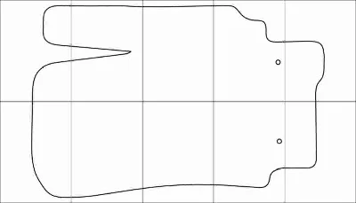HYUNDAI CRETA 2016-- Templates for car mats