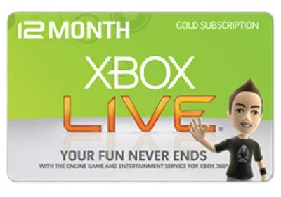 XBOX LIVE GOLD 12 MONTHS (GLOBAL) | REGION FREE