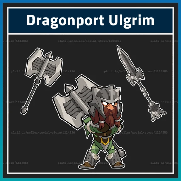 ✔️ Dragonport Ulgrim ✅ Brawlhalla 🔑 Key