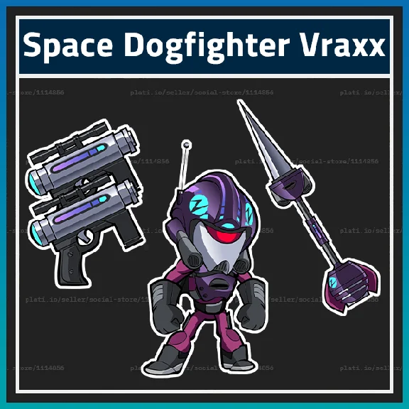 ✔️ Space Dogfighter Vraxx ✅ Brawlhalla 🔑 Key