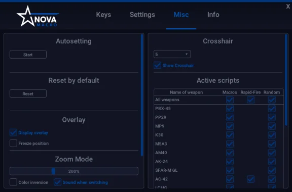 [NovaMacro] Scripts BF2042 GLOBAL